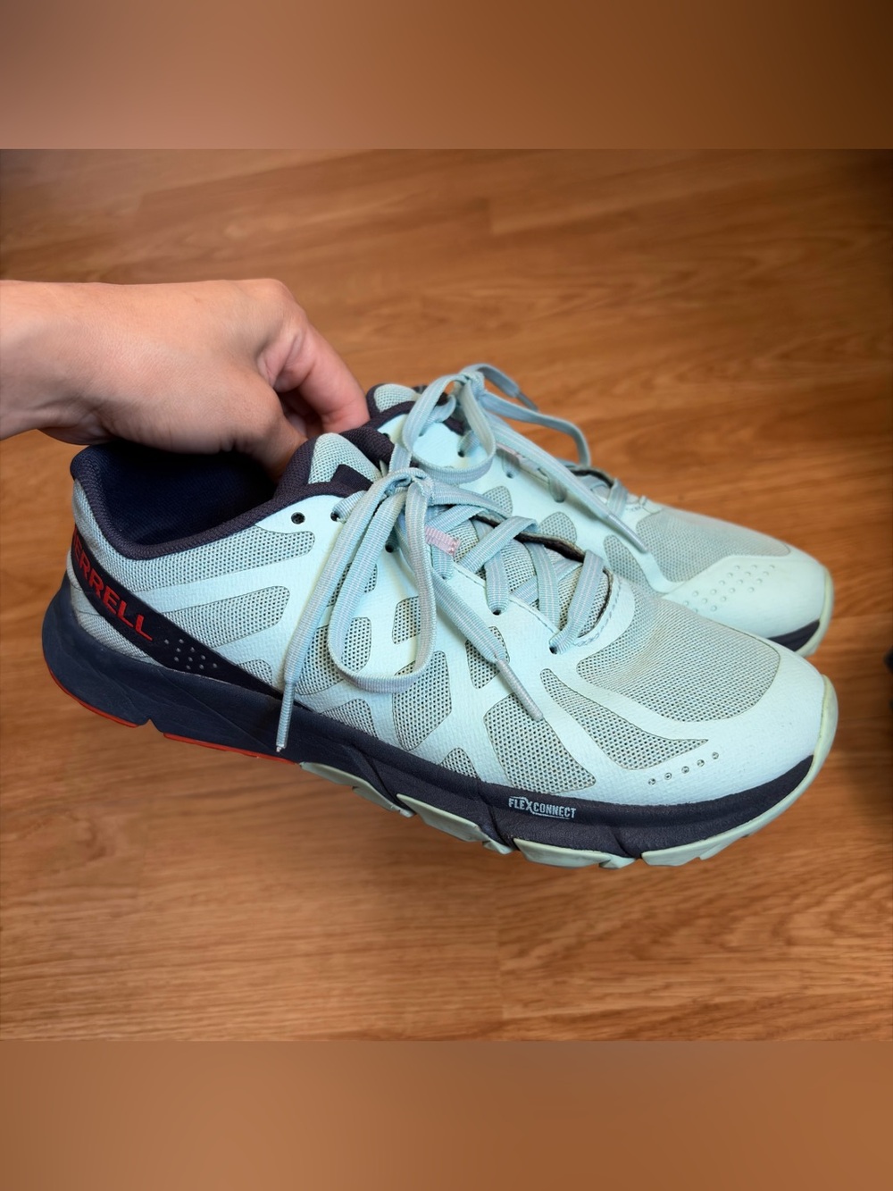 Merrell Vapor Glove 3 Barefoot Running Shoes Light Blue